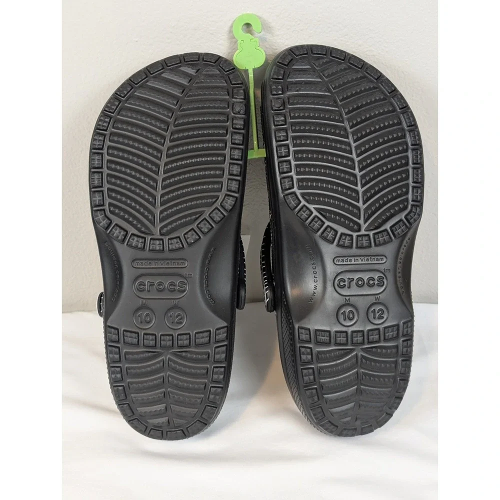 Crocs Nightmare Before Christmas Jack Skellington Clogs M10 W12 NWT